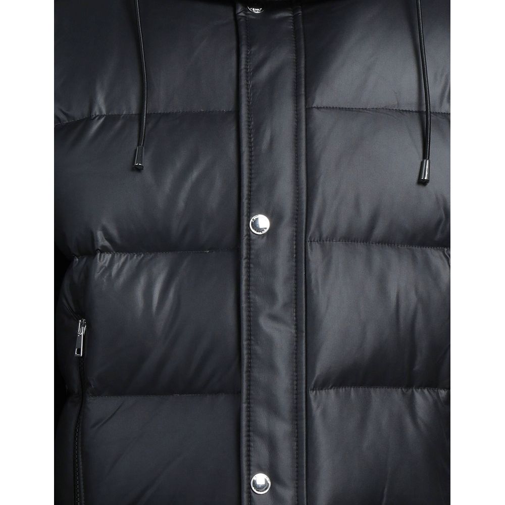 Aquascutum Black Polyester Men's Jacket